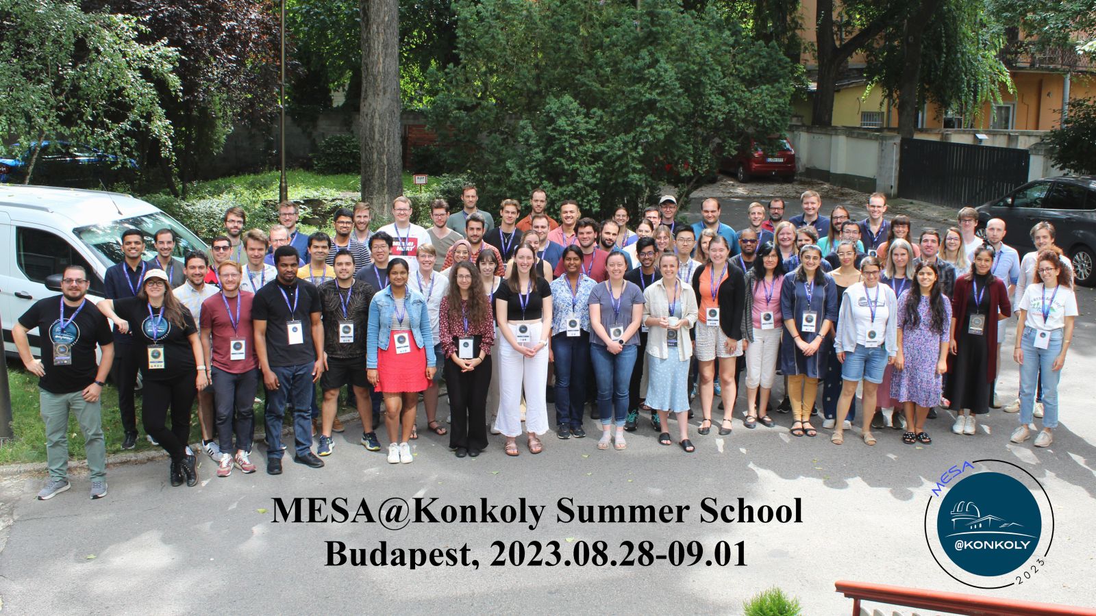 A MESA@Konkoly Summer School csoportképe