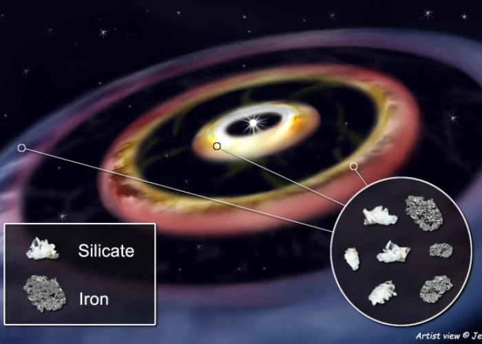 Egy fiatal csillagot körülvevő három gyűrűben fémben gazdag bolygók keletkezhetnek